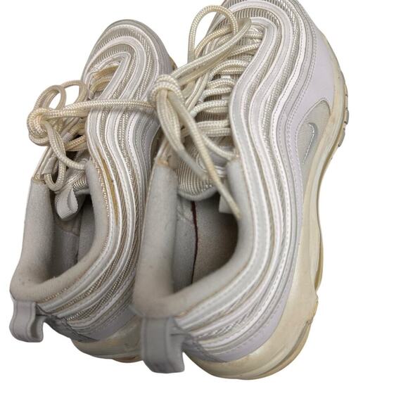 Nike Women's Air Max 97 Triple White Shoes Sneakers Size 9 DH8016-100 Athleisure - Picture 13 of 15